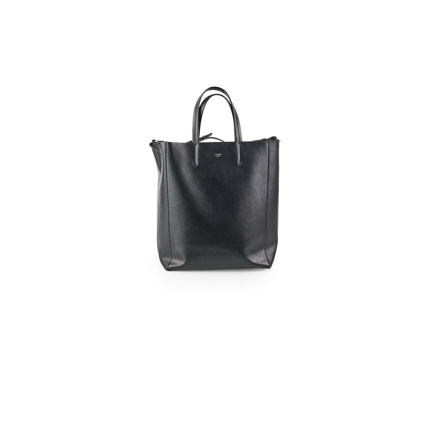 Luxury CELINE Leather Tote Black
