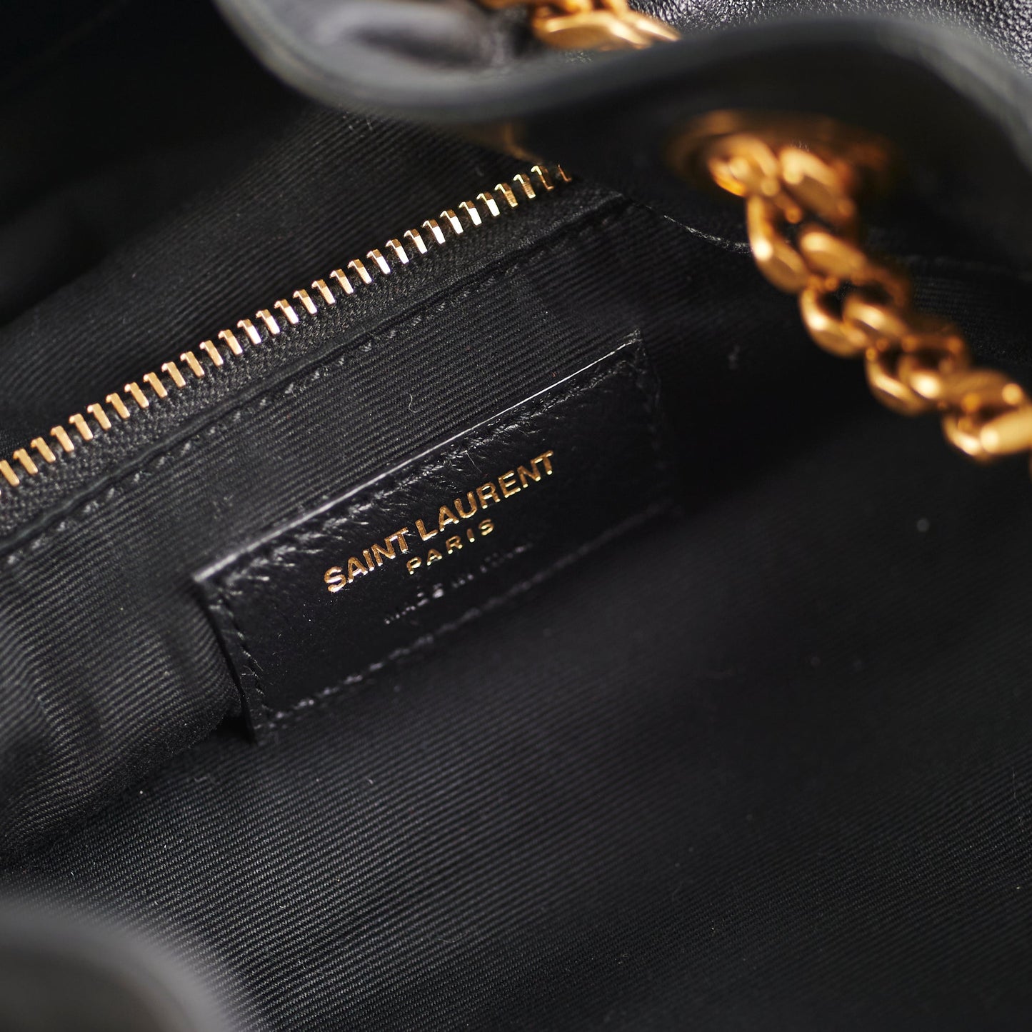 Saint Laurent Joe Quilted Backpack Black
