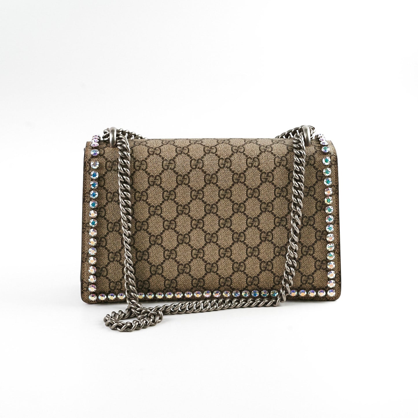 Gucci Crystal Embellished Dionysus Small Shoulder Bag