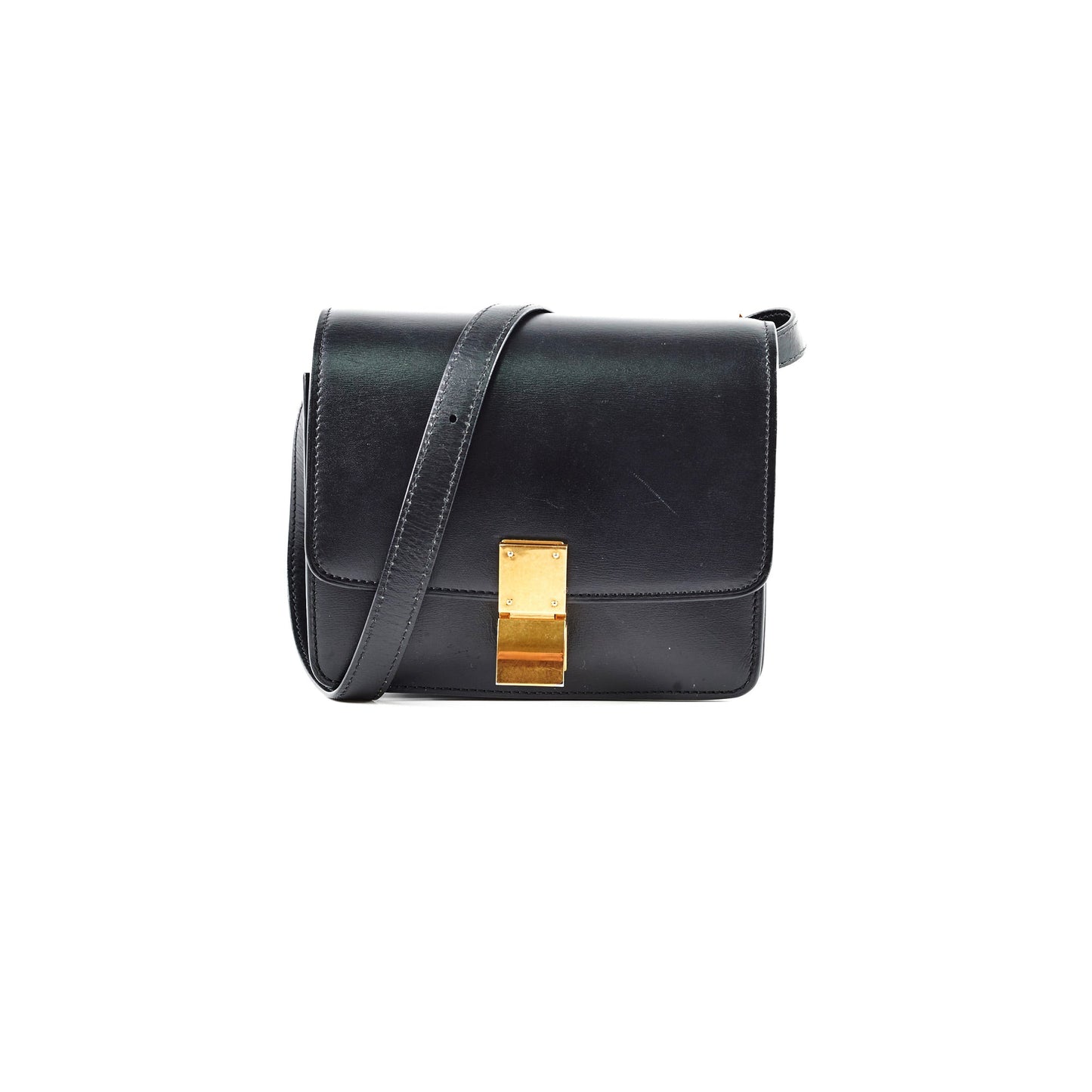 Luxury CELINE Mini Box Black Bag