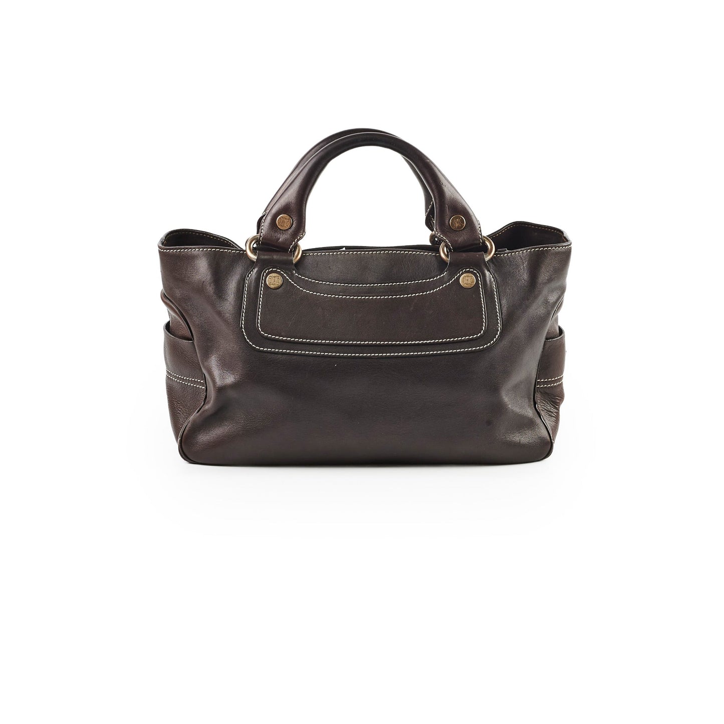 Luxury CELINE Leather Boogie Bag Black