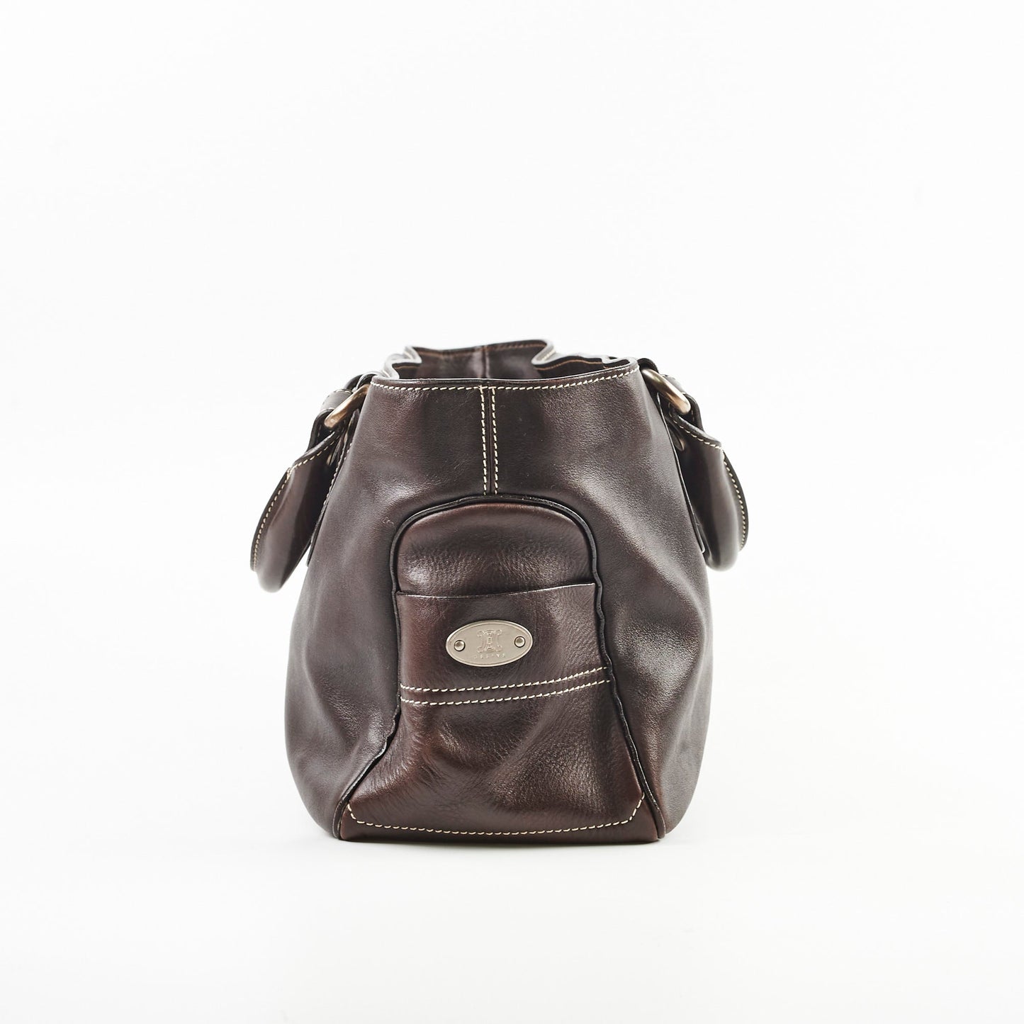 Luxury CELINE Leather Boogie Bag Black