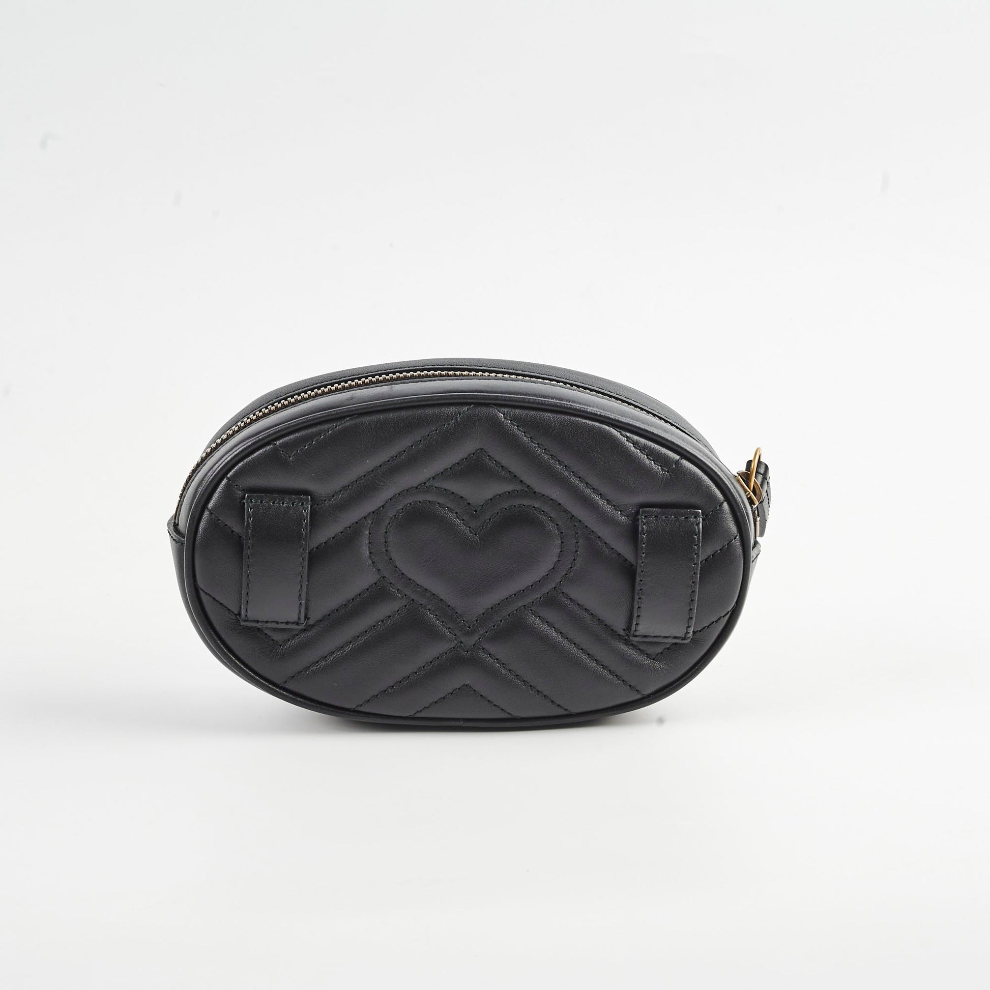Gucci Matelass? Mini GG Marmont Black Belt Bag