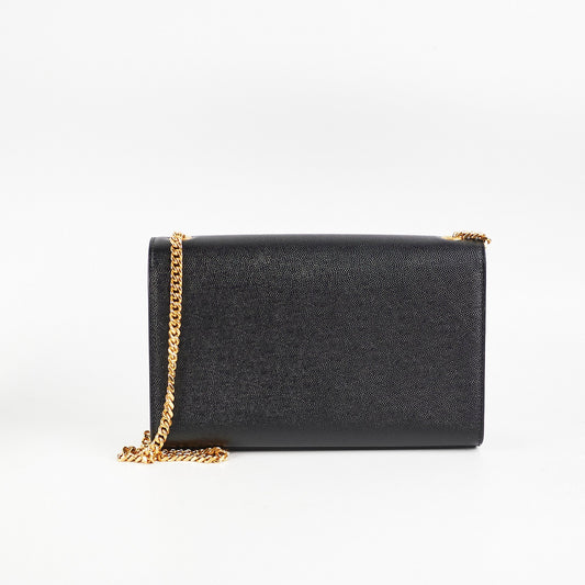 Saint Laurent Kate Medium Black Crossbody Bag