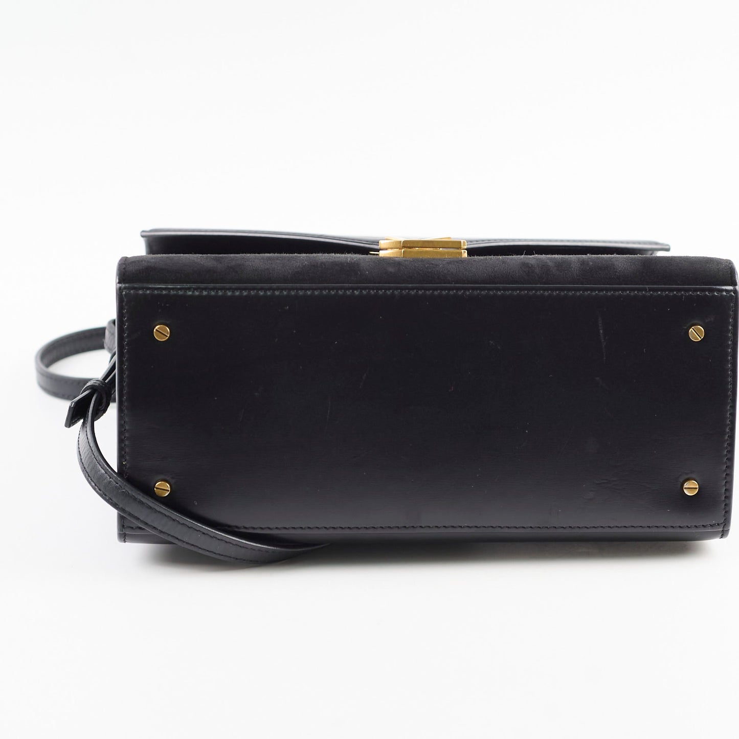 Saint Laurent Medium Cassandra Bag Black