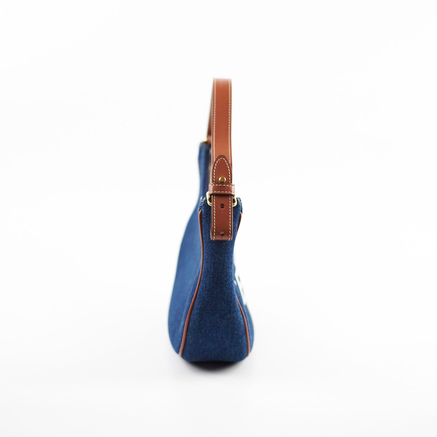 Luxury CELINE Medium Ava Denim Shoulder Bag
