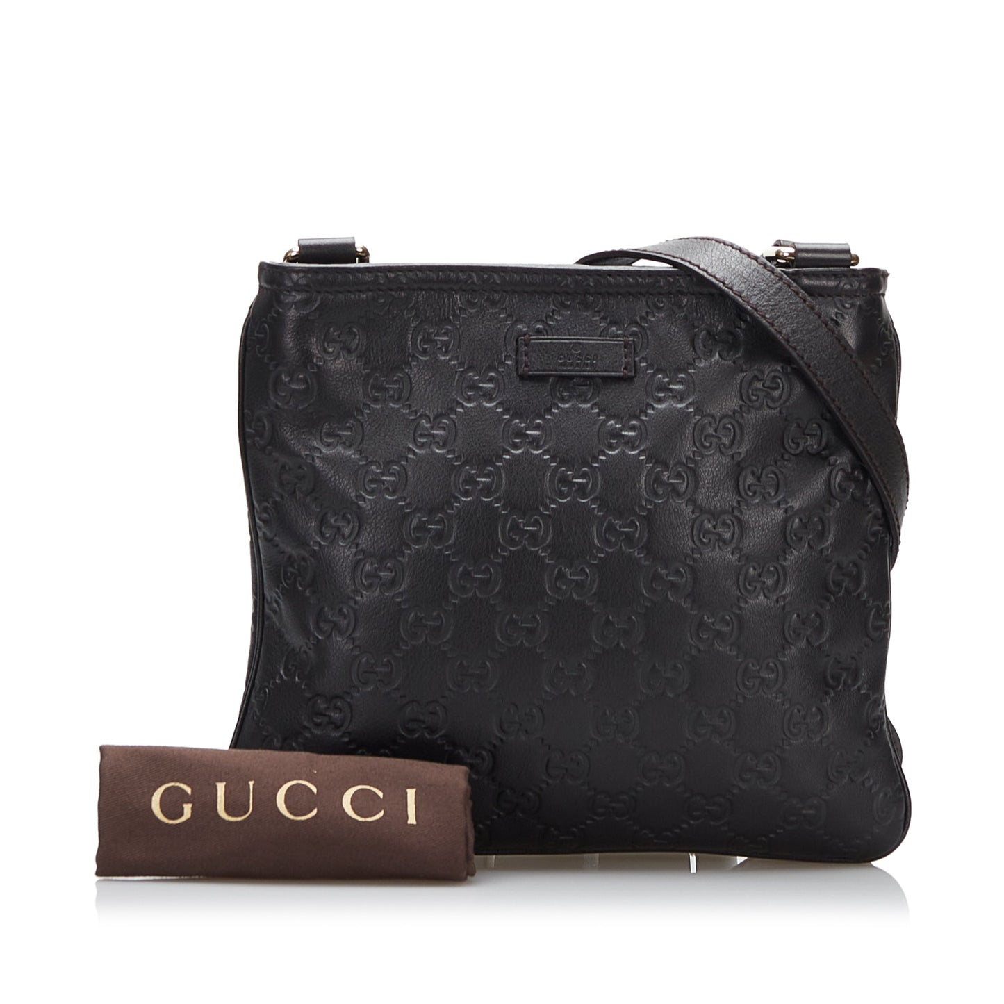 Gucci Guccissima Leather Crossbody Style 1