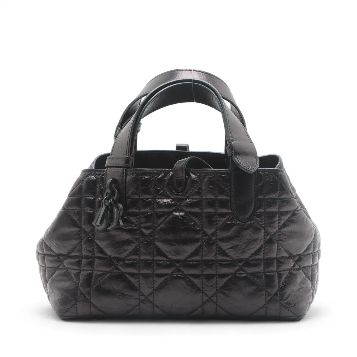 Christian Dior Black Macrocannage Leather Small Toujours Bag [Clearance Sale]