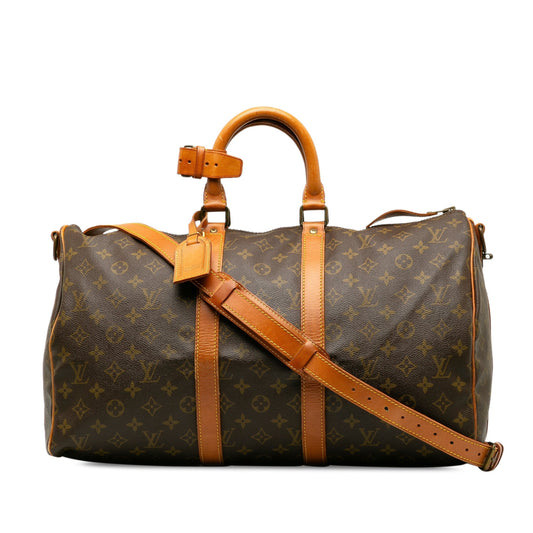 Louis Vuitton Monogram Keepall 45 Bandouliere SD822 (1982)