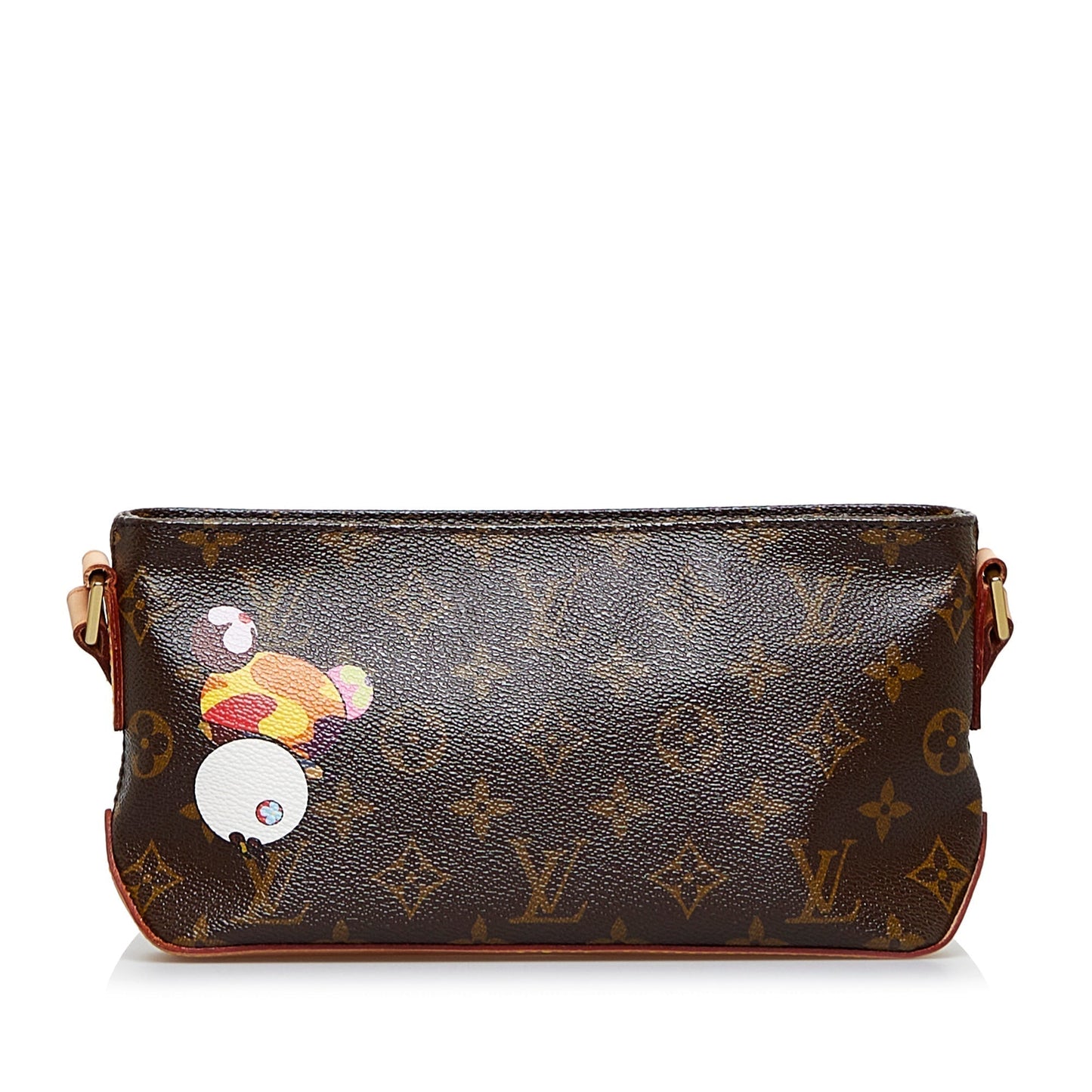 Brown Louis Vuitton x Takashi Murakami Monogram Panda Trotteur Crossbody