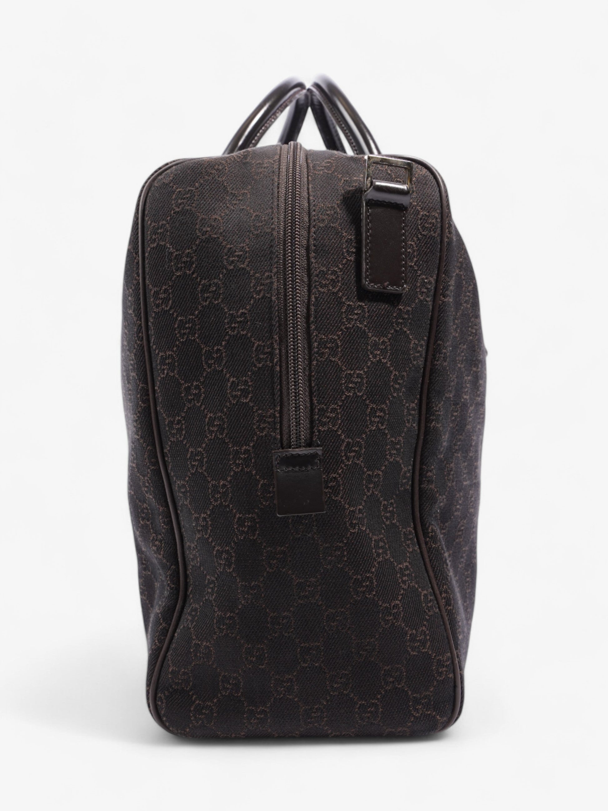 Gucci Boston Travel Bag GG Supreme / Brown Canvas