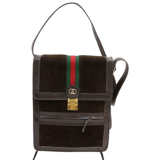 Gucci Envelope Lou Leather Top Handle Shoulder Bag