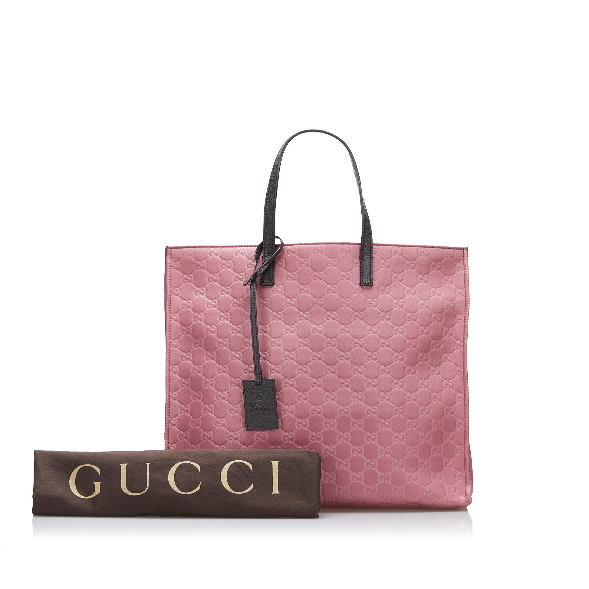 Gucci Leather Nylon Tote Style 6