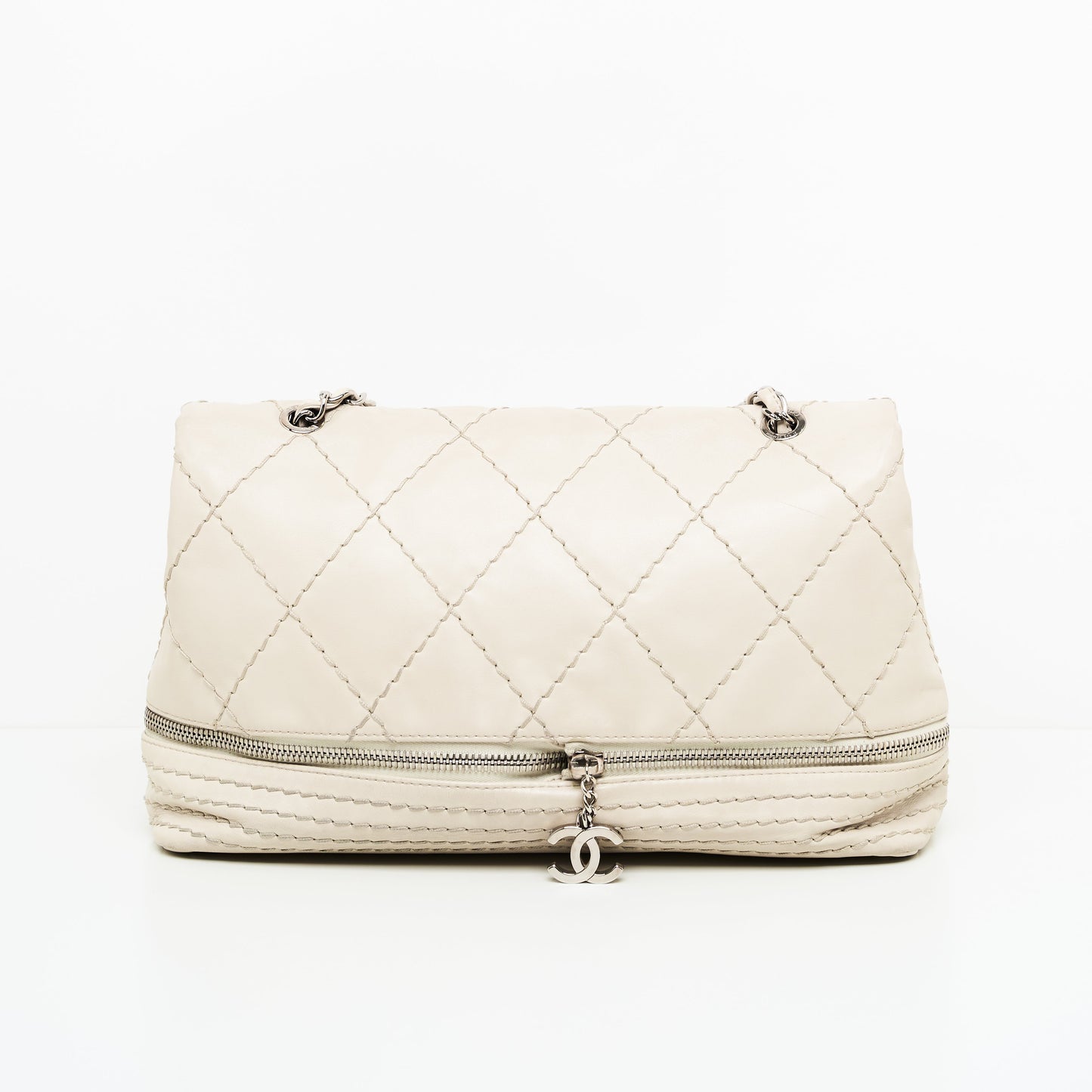 Chanel Quilted Expandable Ligne Flap Bag