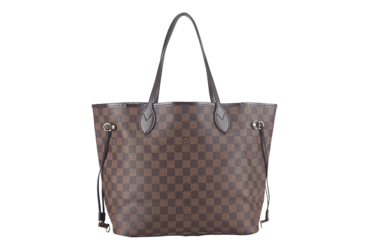 LOUIS VUITTON NEVERFULL MM DAMIER EBENE CANVAS GOLD HARDWARE NO DUST COVER Tote