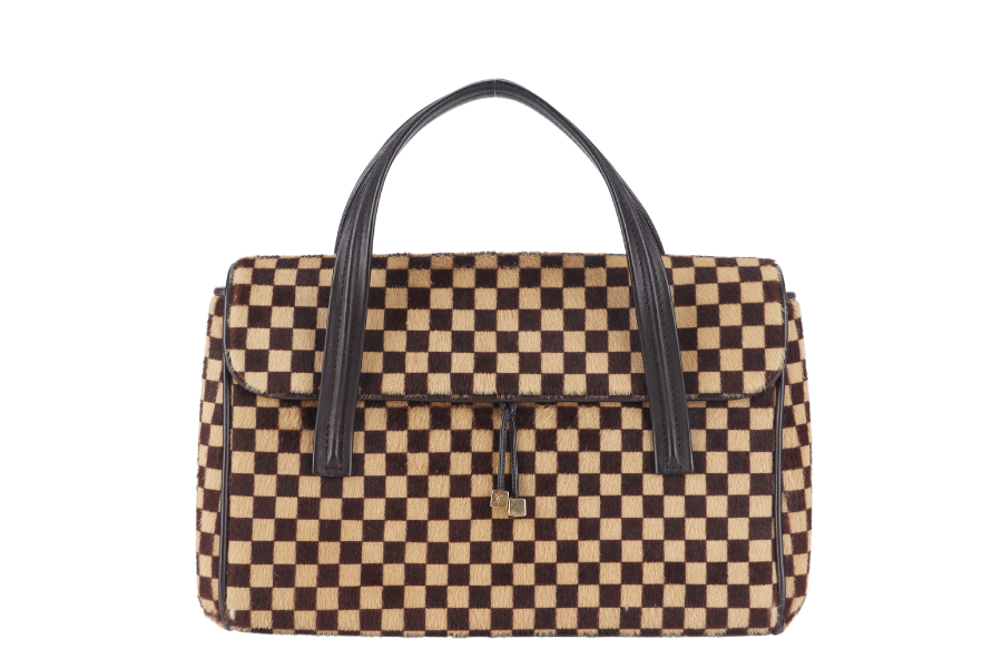 LOUIS VUITTON DAMIER SAUVAGE LIONNE SATCHEL ( ) NO DUST COVER Handbag
