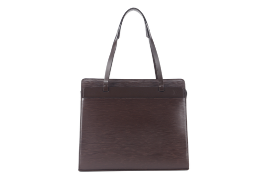 LOUIS VUITTON CROSISETTE PM (M5249B) BROWN EPI LEATHER SILVER HARDWARE WITH DUST COVER Handbag