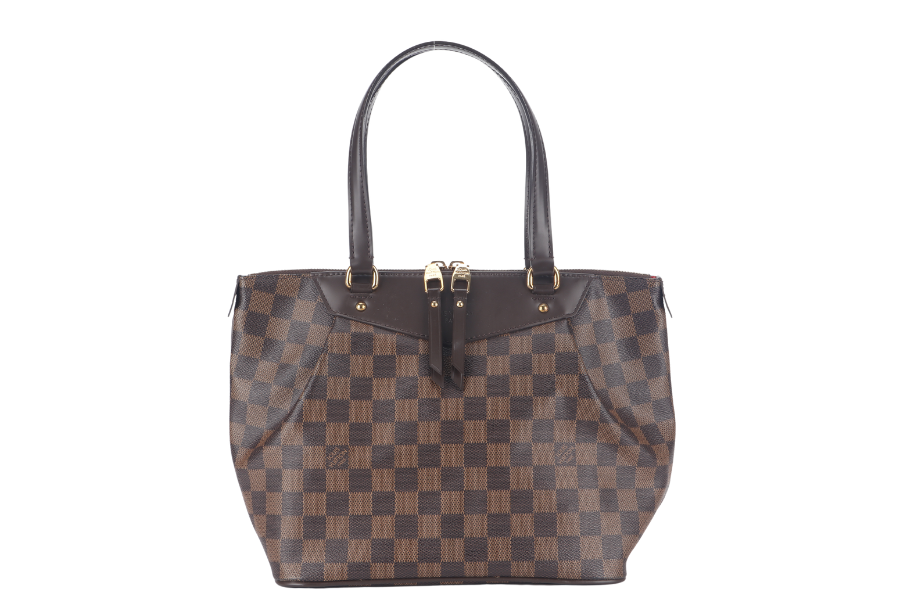 LOUIS VUITTON WESTMINSTER PM ( ) DAMIER EBENE GOLD HARDWARE NO DUST COVER Handbag