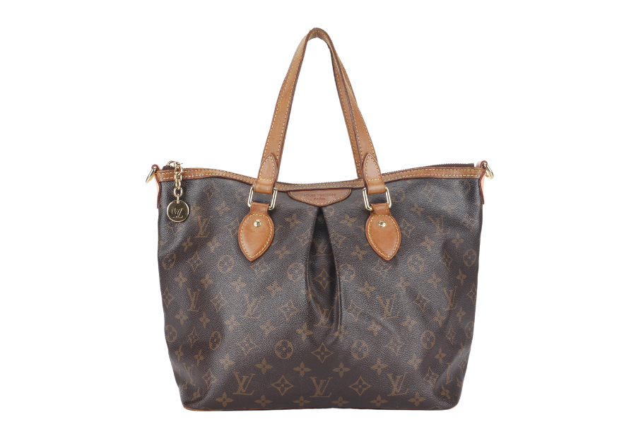 LOUIS VUITTON PALERMO PM ( ) MONOGRAM COATED CANVAS WITH DUST COVER Handbag