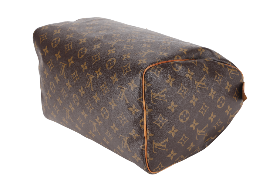 LOUIS VUITTON MONOGRAM CANVAS GOLD HARDWARE WITH PADLOCK, NO KEYS & DUST COVER Handbag