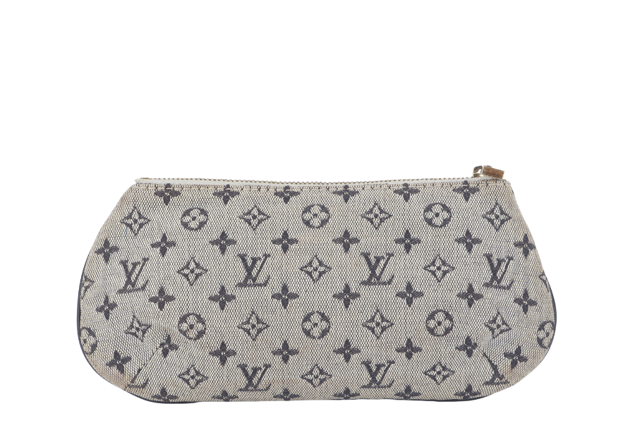 LOUIS VUITTON SOPHIE POCHETTE ( ) BLACK MINI LIN MONOGRAM GOLD HARDWARE NO DUST COVER Clutch