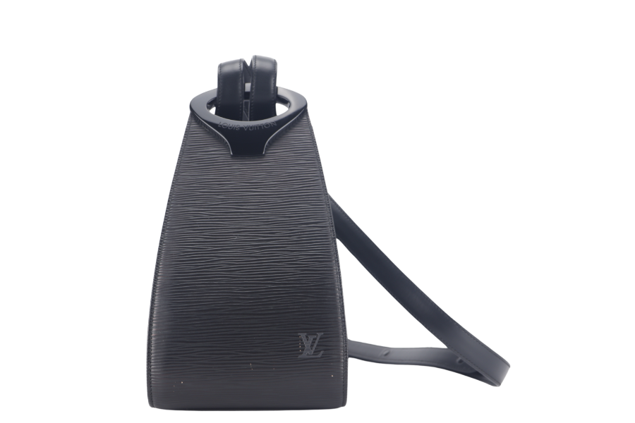LOUIS VUITTON MINUIT CROSSBODY BAG ( ) BLACK EPI LEATHER NO DUST COVER