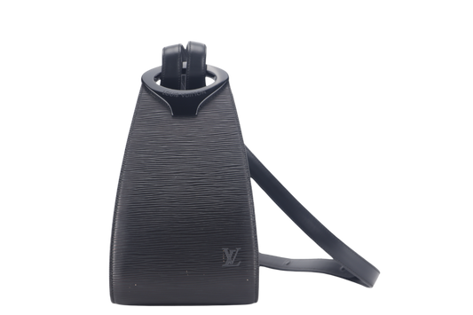 LOUIS VUITTON MINUIT CROSSBODY BAG ( ) BLACK EPI LEATHER NO DUST COVER