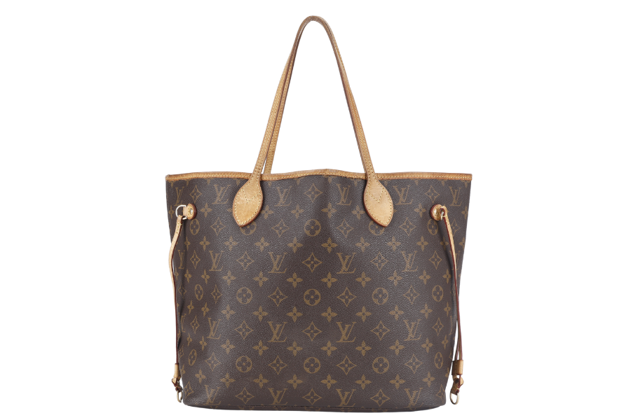 LOUIS VUITTON NEVERFULL MONOGRAM CANVAS GOLD HARDWARE NO DUST COVER Tote