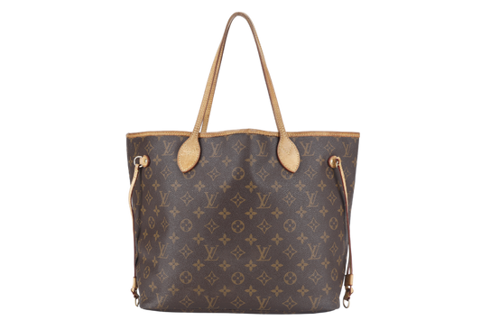 LOUIS VUITTON NEVERFULL MONOGRAM CANVAS GOLD HARDWARE NO DUST COVER Tote