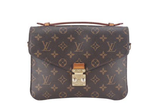 LOUIS VUITTON POCHETTE MÉTIS 24 ( ) BROWN MONOGRAM CANVAS GOLD HARDWARE NO DUST COVER Clutch