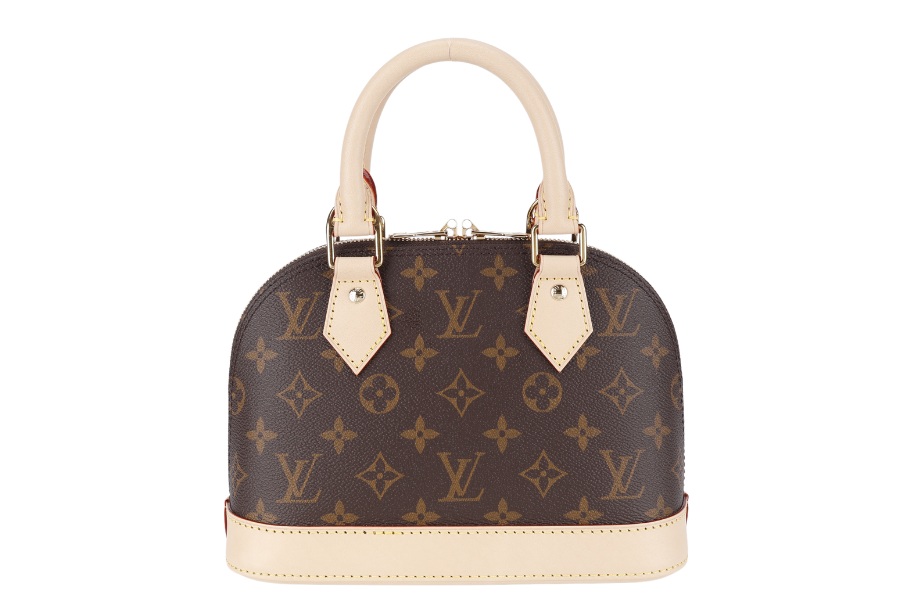 LOUIS VUITTON MONOGRAM ALMA BB WITH DUST COVER AND BOX Handbag