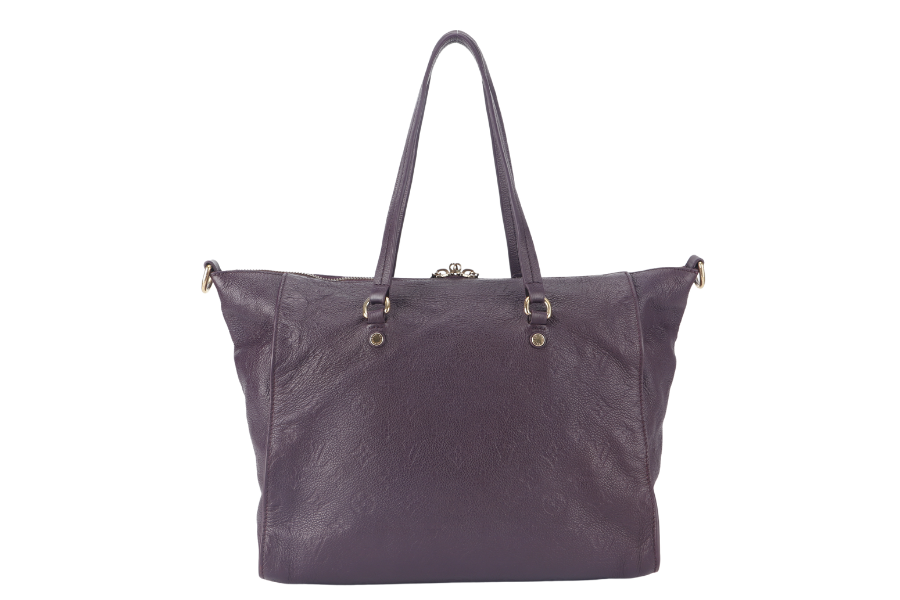LOUIS VUITTON LUMINEWS PURPLE MONOGRAM EMPREINTE LEATHER GOLD HARDWARE NO DUST COVER Handbag