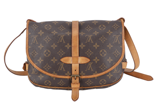LOUIS VUITTON MONOGRAM CANVAS CHANTILLY CLOTH CROSSBODY BAG GOLD HARDWARE NO DUST COVER