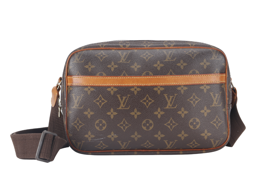 LOUIS VUITTON REPORTER PM ( ) MONOGRAM CANVAS GOLD HARDWARE WITH DUST COVER Handbag