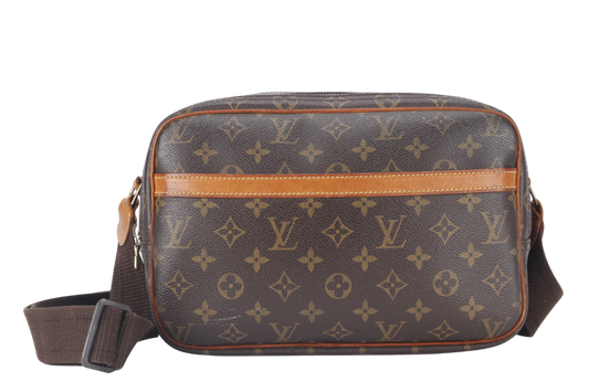 LOUIS VUITTON REPORTER PM ( ) MONOGRAM CANVAS GOLD HARDWARE WITH DUST COVER Handbag