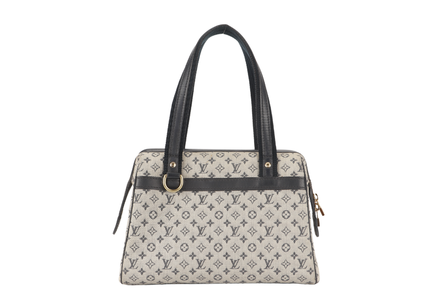LOUIS VUITTON JOSEPHINE PM BLUE MINI LIN NO DUST COVER Handbag