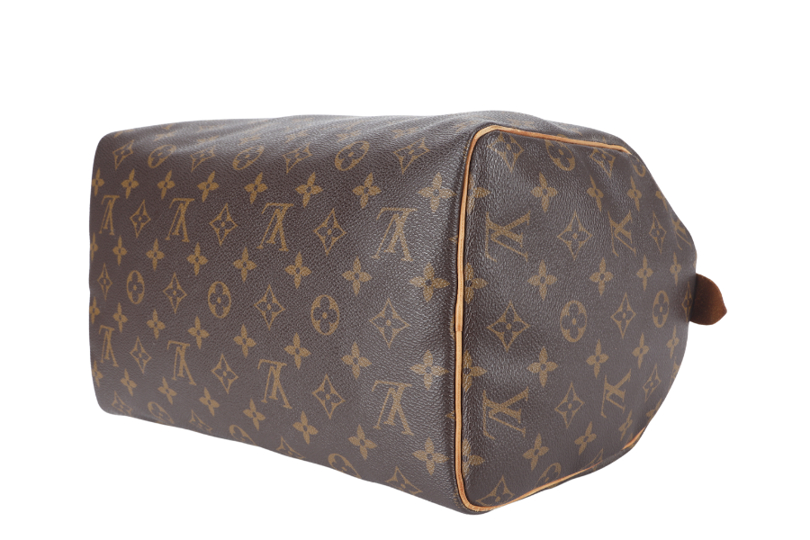 LOUIS VUITTON MONOGRAM CANVAS GOLD HARDWARE WITH PADLOCK & KEYS Handbag
