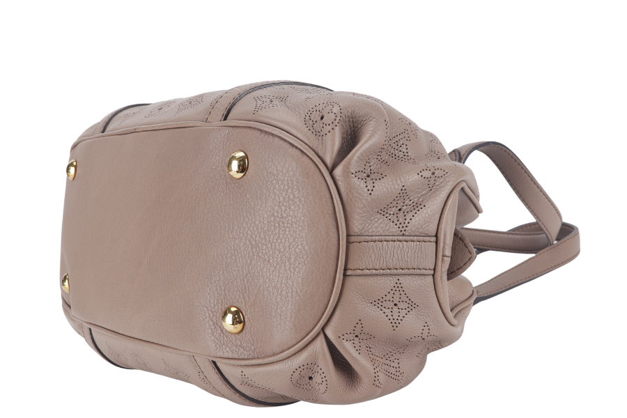 LOUIS VUITTON LUNAR PM BROWN MAHINA LEATHER GOLD HARDWARE NO DUST COVER Handbag