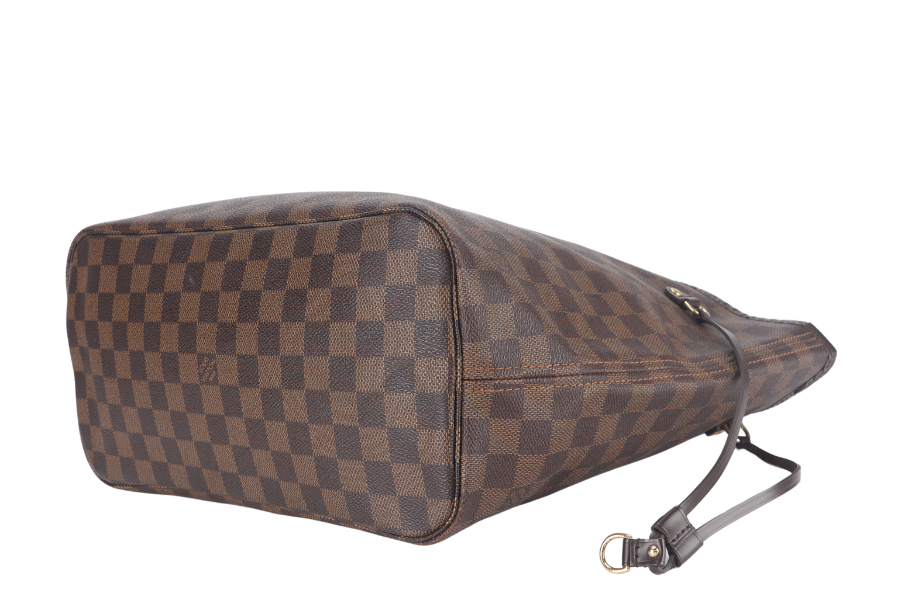 LOUIS VUITTON NEVERFULL MM DAMIER EBENE CANVAS GOLD HARDWARE NO DUST COVER Tote