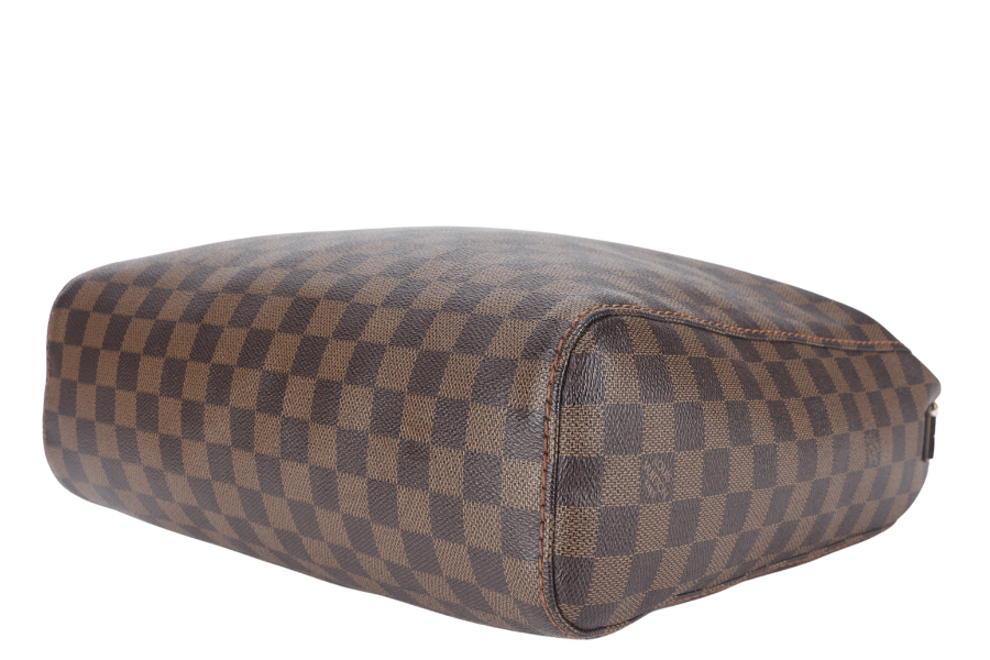 LOUIS VUITTON PORTOBELLO PM ( ) DAMIER EBENE CANVAS HOBO BAG GOLD HARDWARE NO DUST COVER
