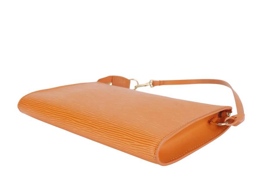 LOUIS VUITTON POCHETTE ACCESSOIRES POUCH (M5294H) MANDARIN EPI LEATHER GOLD HARDWARE NO DUST COVER
