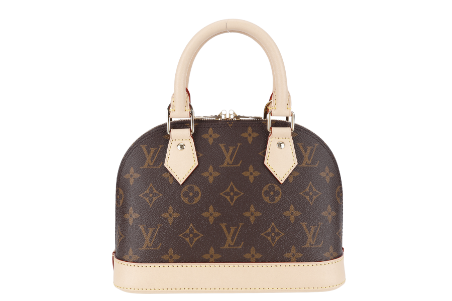 LOUIS VUITTON MONOGRAM ALMA BB WITH DUST COVER AND BOX Handbag