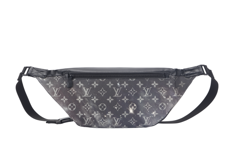 LOUIS VUITTON GALAXY DISCOVERY ( ) CANVAS MONOGRAM BLACK BUMBAG BLACK HARDWARE WITH DUST COVER