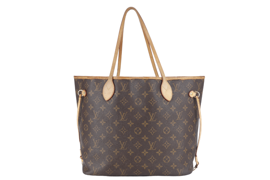 LOUIS VUITTON NEVERFULL MONOGRAM CANVAS GOLD HARDWARE NO DUST COVER Tote