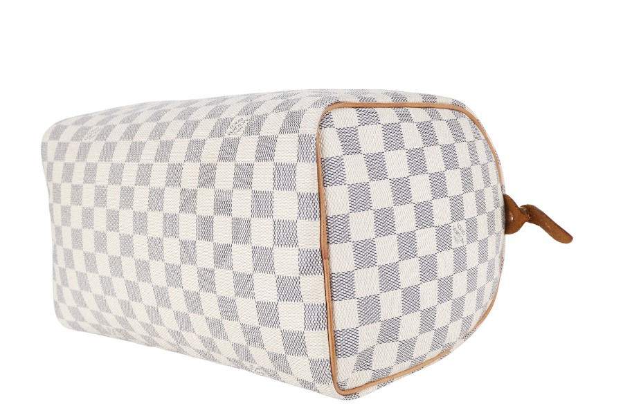 LOUIS VUITTON DAMIER AZUR CANVAS GOLD HARDWARE WITH DUST COVER Handbag