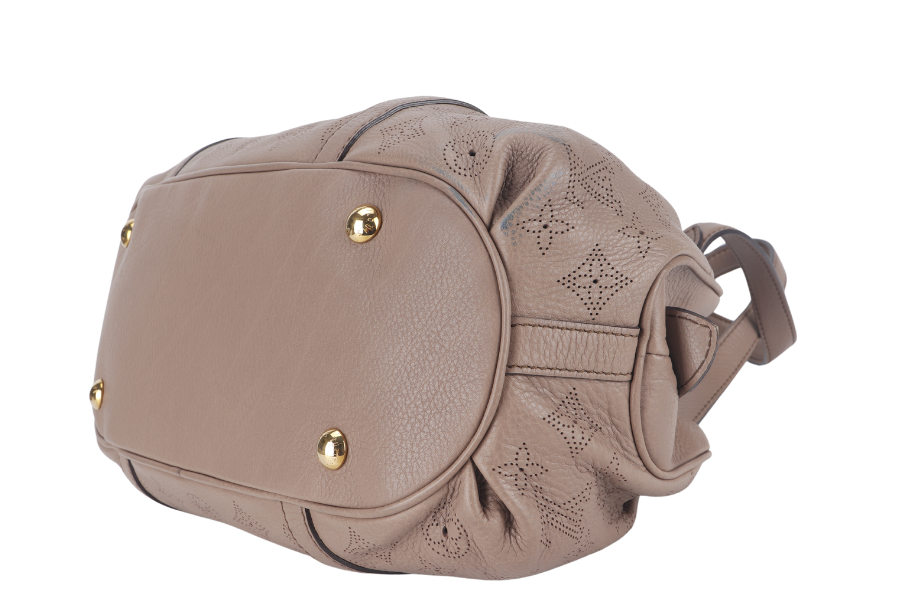 LOUIS VUITTON LUNAR PM BROWN MAHINA LEATHER GOLD HARDWARE NO DUST COVER Handbag