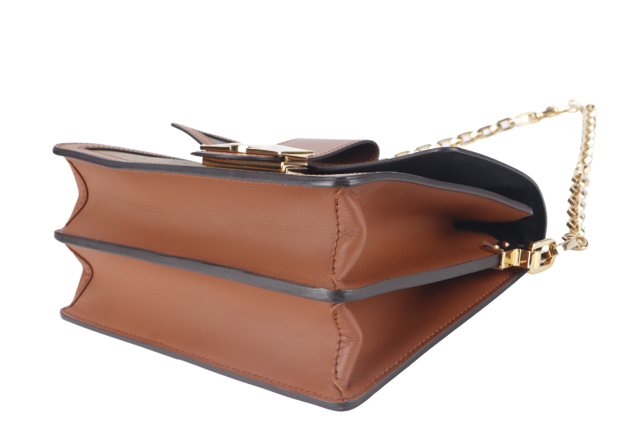 LOUIS VUITTON DAUPHINE MM( ) MONOGRAM REVERSE WITH STRAPS, STRAP, CHAIN, DUST COVER AND BOX Handbag
