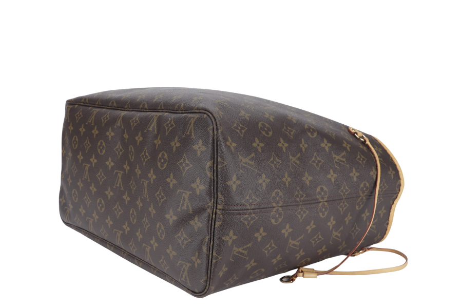 LOUIS VUITTON NEVERFULL GM ( ) MONOGRAM CANVAS GOLD HARDWARE WITH DUST COVER Tote