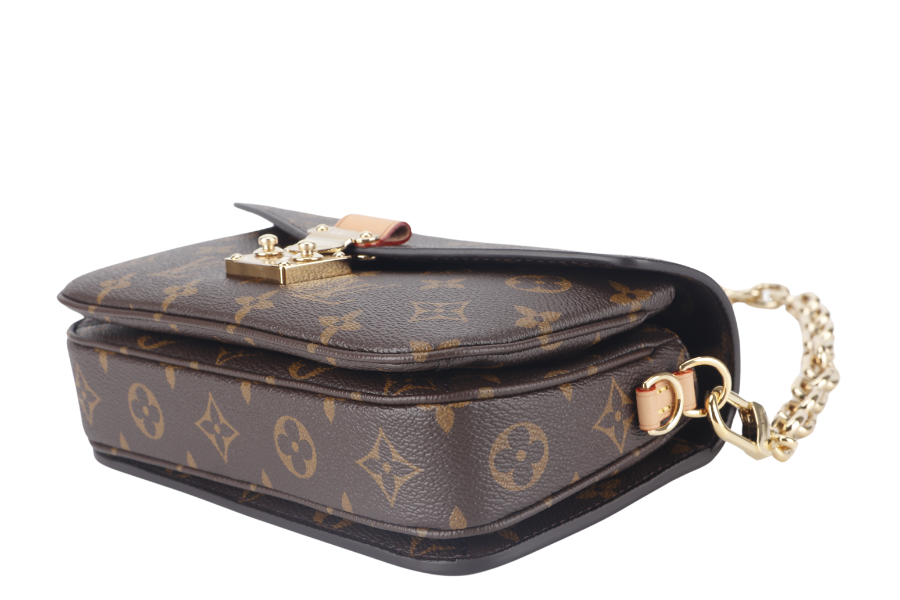 LOUIS VUITTON POCHETTE METIS ( ) EAST WEST MONOGRAM WITH STRAPS, CHAIN, DUST COVER AND BOX Clutch