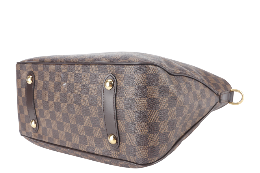 LOUIS VUITTON ROSEBERY CABAS ( ) DAMIER EBENE CANVAS GOLD HARDWARE WITH DUST COVER AND STRAPS Handbag